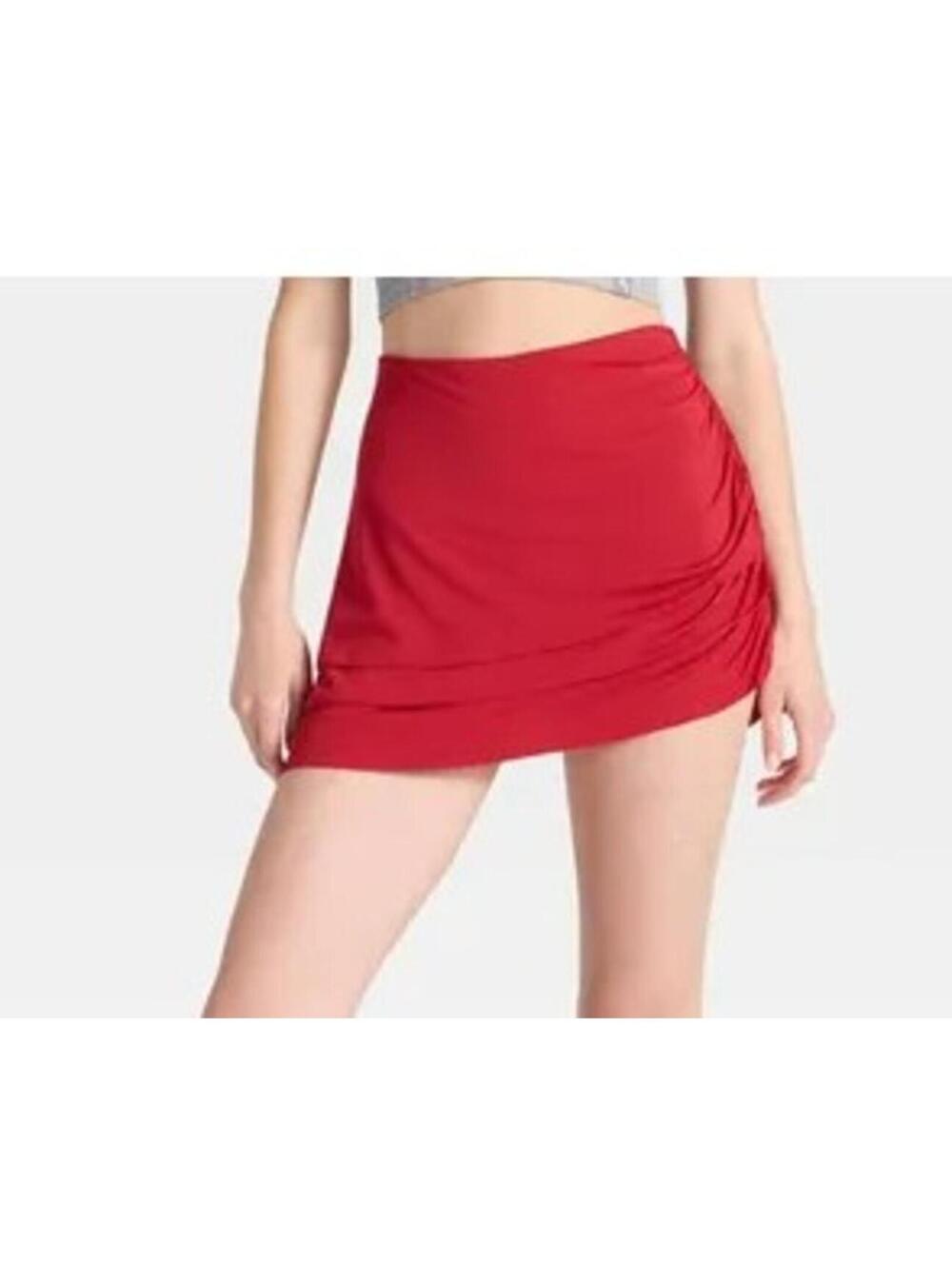 JoyLab Women's Game Day Layered Skort- Barn Door Red XL